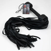 black suede flogger