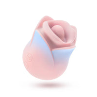 pink & blue ombre rose vibrator
