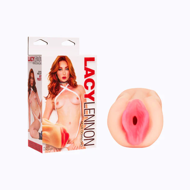 lacy lennon pussy stroker beside box packaging