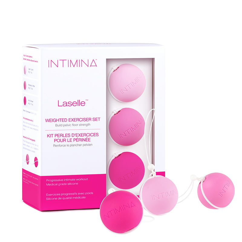 pink laselle balls in boxs