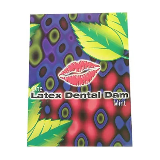 latex dental dam mint flavor