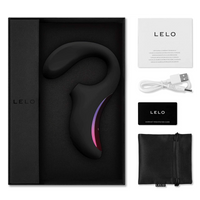 lelo curved vibrator with packaging an d accessories
