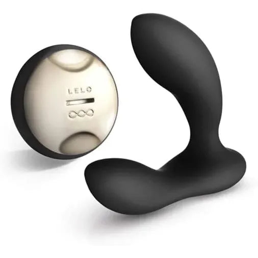 black curved anal plug with remote