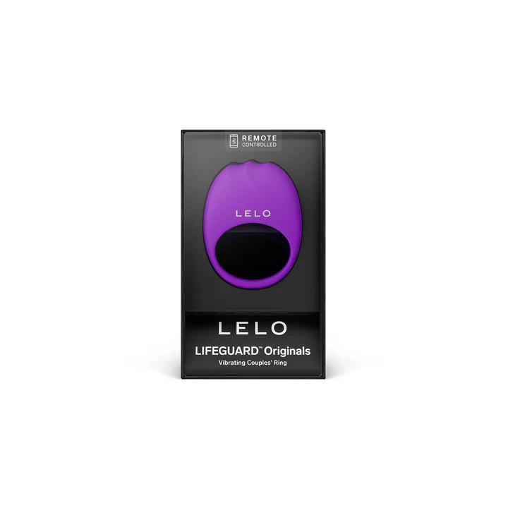 lelo lifeguard original vibrating cock ring with packaging