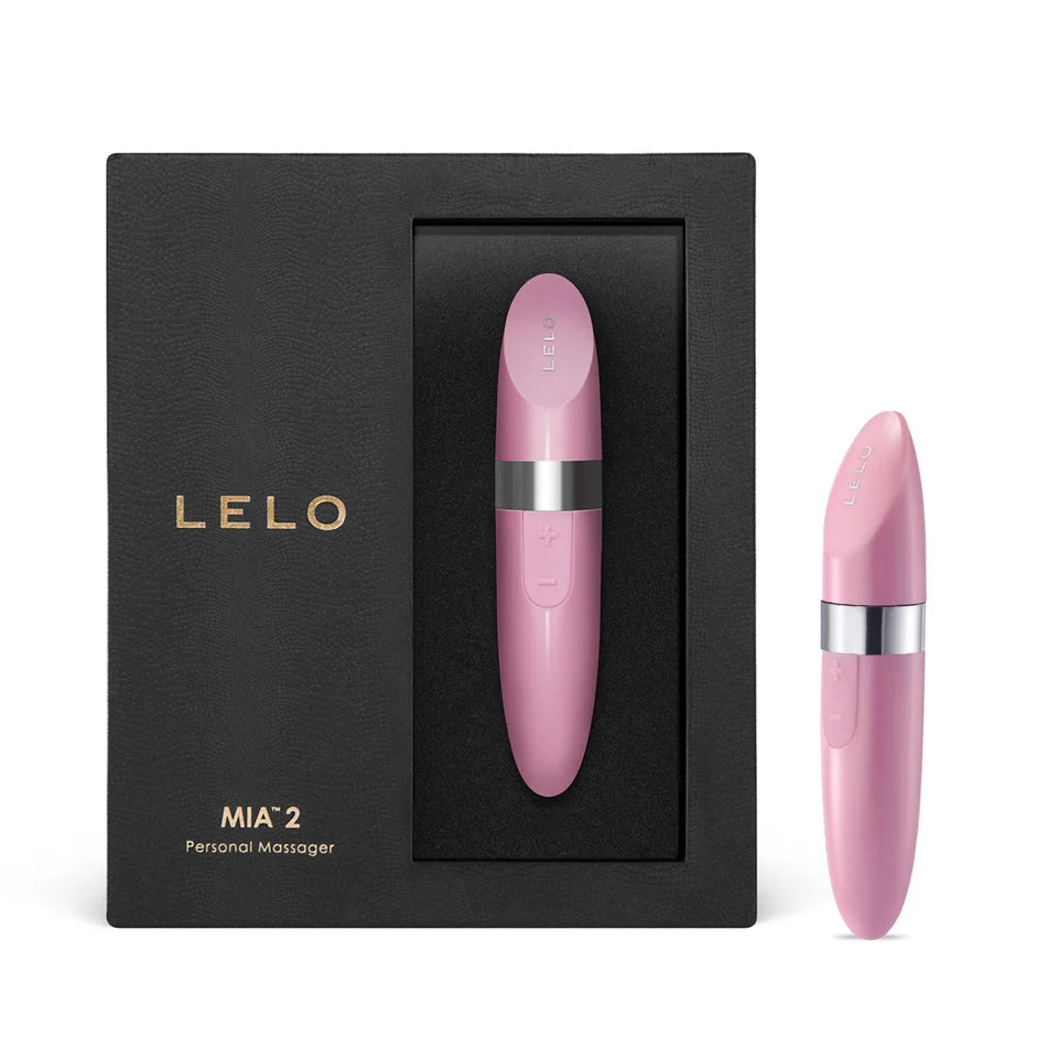 pink lelo mia 2 vibrating bullet in product packaging