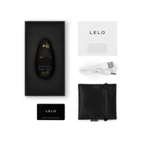 hand massager with accessories, in product packaging with lelo brand