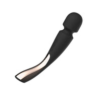 black wand on white background