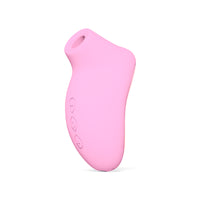 Pink silicone lelo sona 2 vibrator on a white background