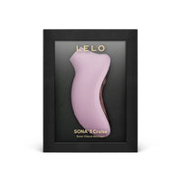 Pink SONA 3 Sonic Clitoral Massager in black packaging with Lelo branding.