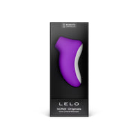 purple clitoral vibrator in lelo sona packaging