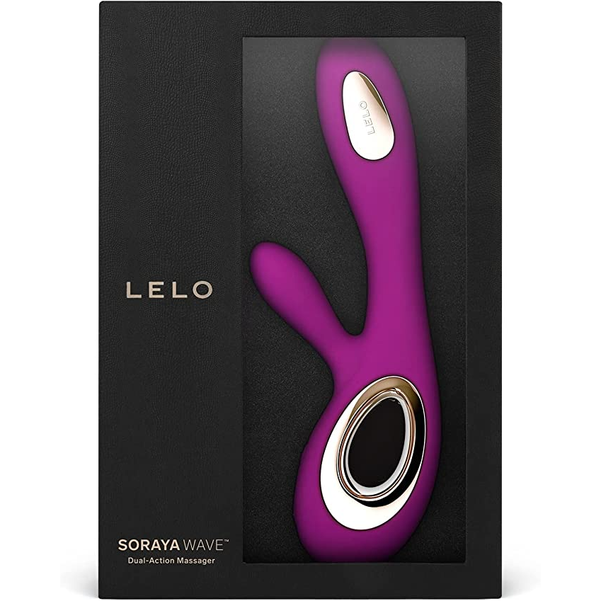 lelo purple rabbit vibrator in package