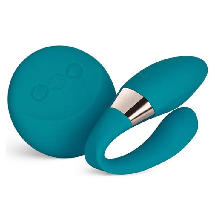 internal & external u shaped vibrator with wireless remote control