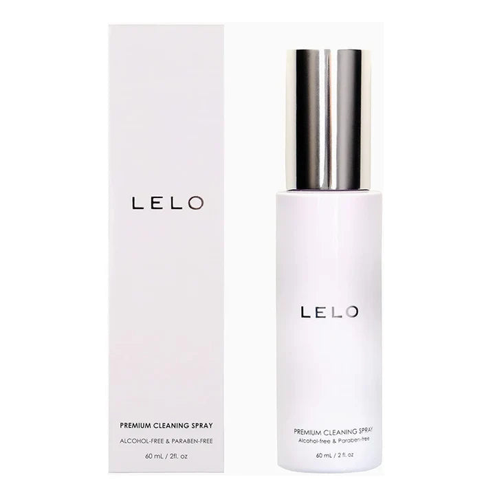 lelo toy cleaning pray bottle beside box packaging