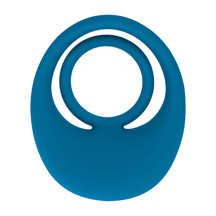 vibrating cock and ball ring in blue