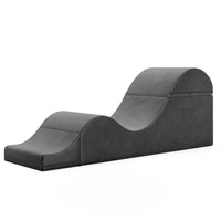 black chaise lounge 
