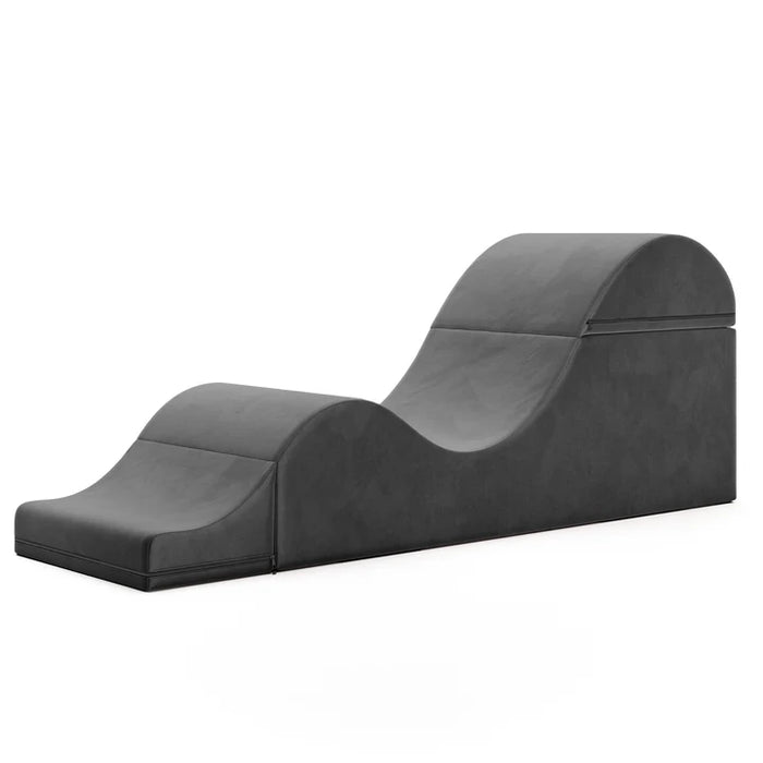 black chaise lounge 