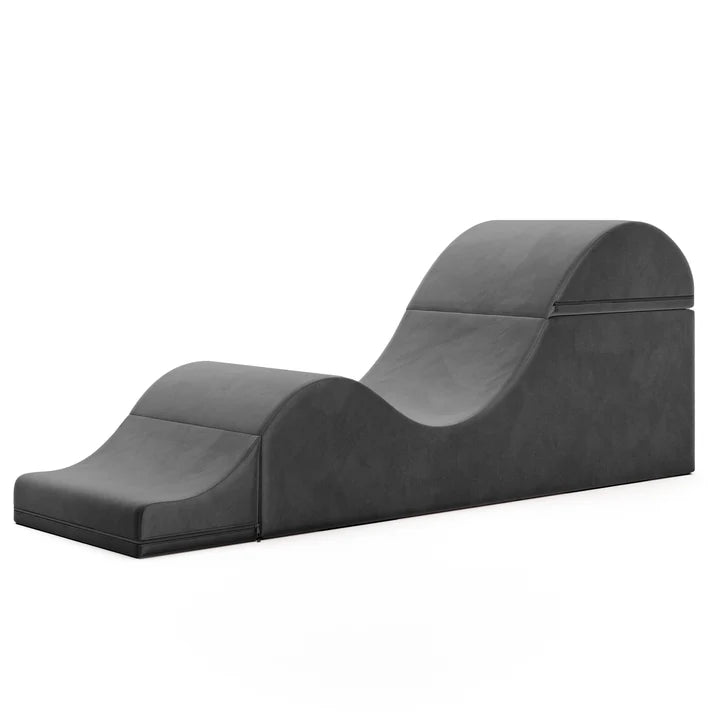 black chaise lounge 