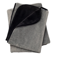black and grey waterproof blanket