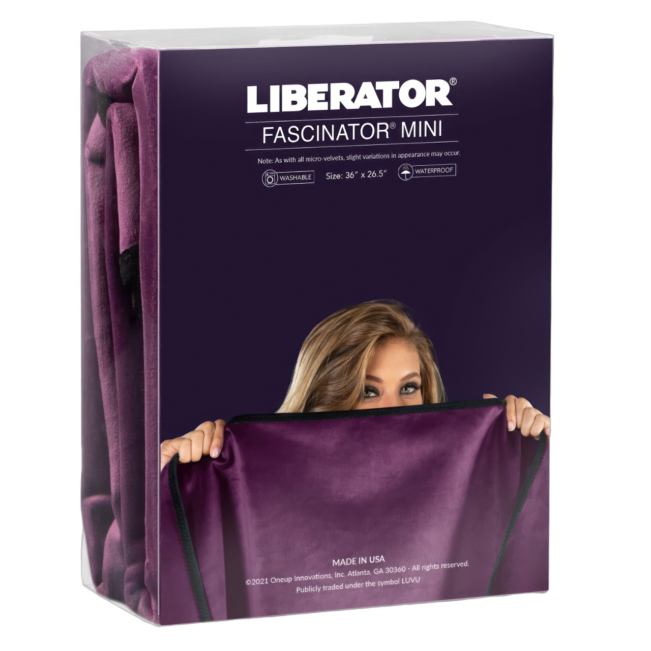 liberator fascinator mini throw packaging