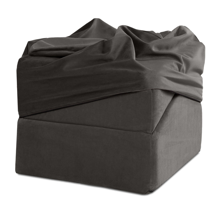 flip ramp folded up to look like a foot stool