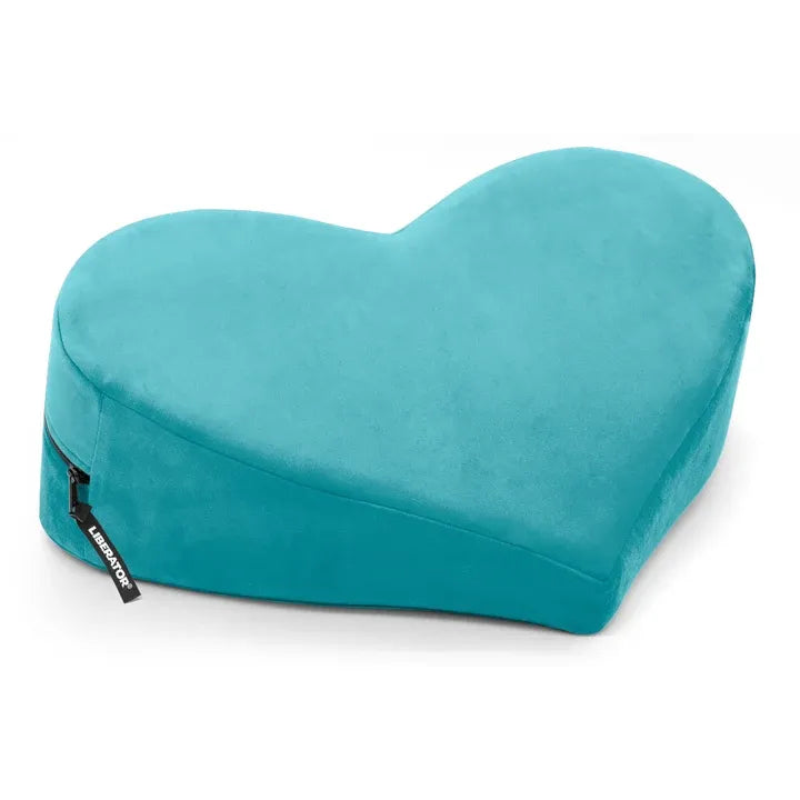 teal heart wedge