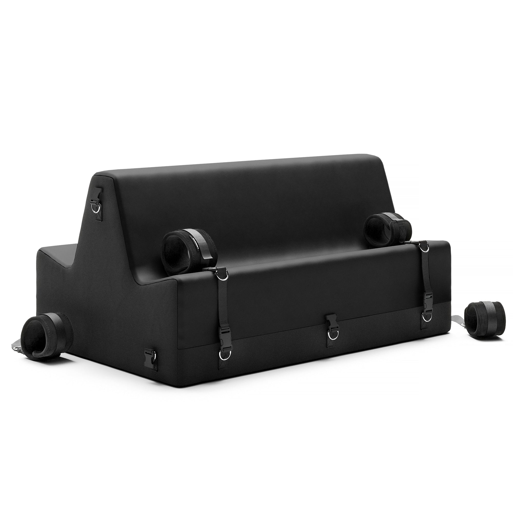 black spanking bench, double sided for your knees
