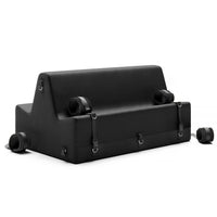 black spanking bench, double sided for your knees