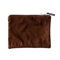 toy storage bag in brown