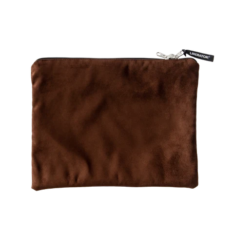 toy storage bag in brown