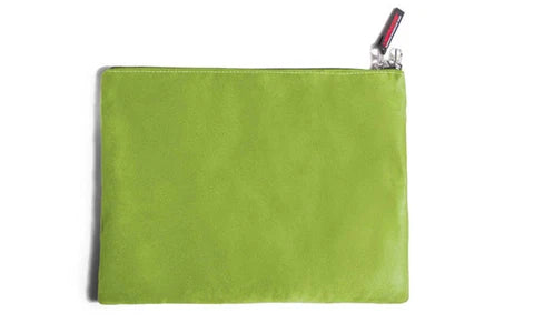 toy storage bag in lime