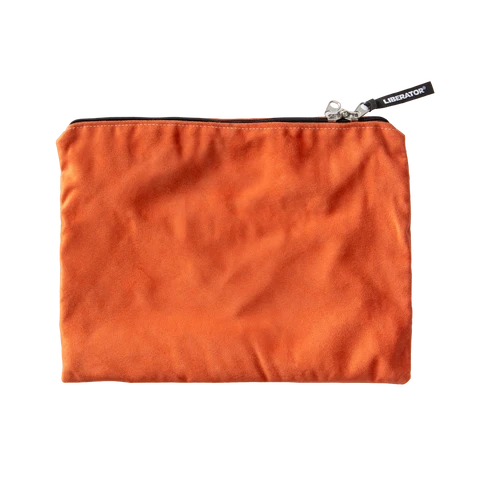 toy storage bag in orange
