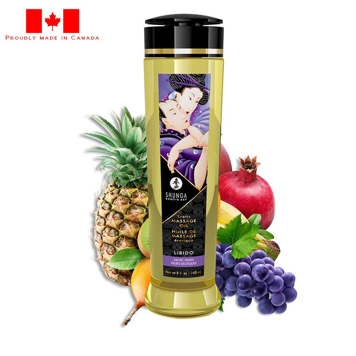 libido exotic fruits massage oil by shunga source adult toys