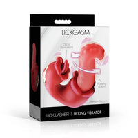 Lickgasm Licking Vibrator packaging on a white background