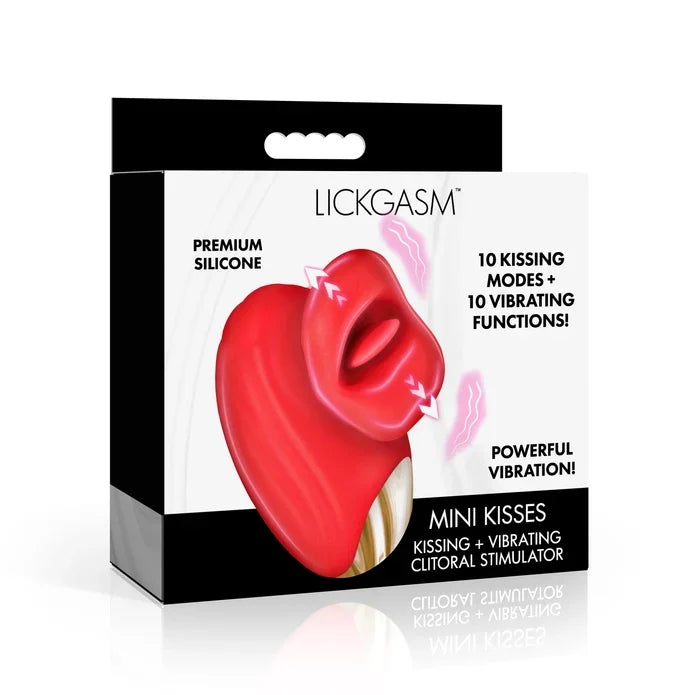 Lickgasm product packaging with red device and branding on a white background