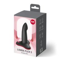 Boxed Fun Factory Limba Flex S bendable dildo on a white background