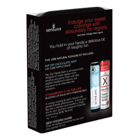 2 chap stick size balms on back of product package