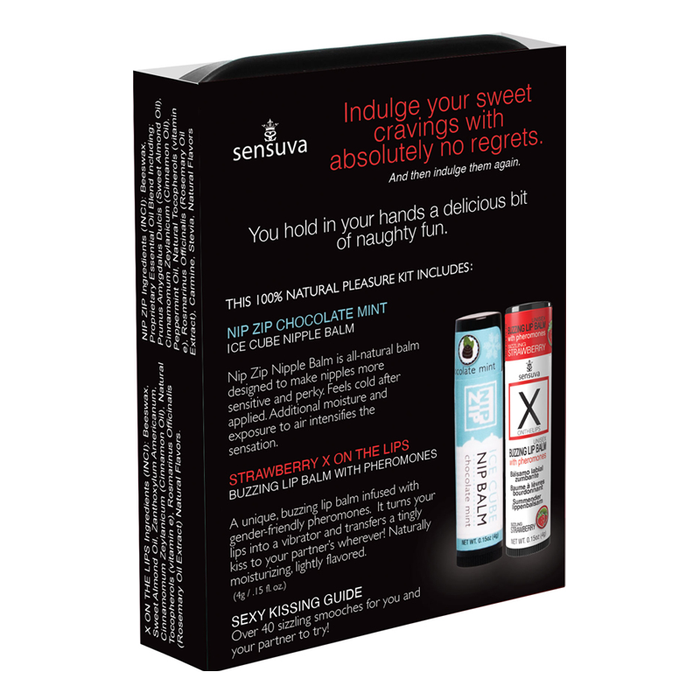 2 chap stick size balms on back of product package