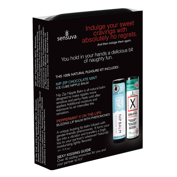 2 chap stick size nipple balms on the back of package