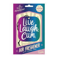 metallic look live laugh cum wording on air freshner