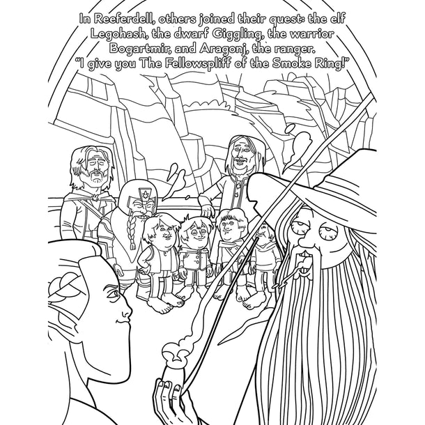 lord of the smoke coloring page