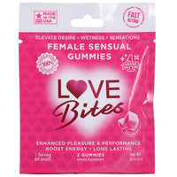 pink female sensual gummies in pack