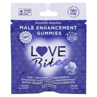 blue package of love bite gummies
