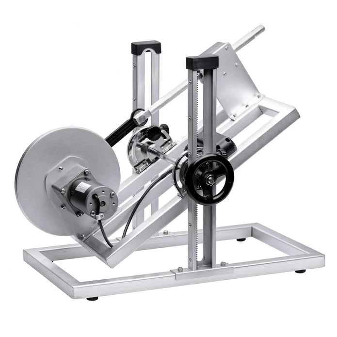 maestro multi-faceted sex machine with pulleys and weights on a white background