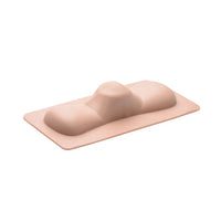 Silicone grinding pad form on a white background