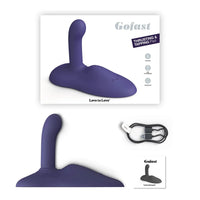 gofast thrusting and tapping grinder pad beside box packaging