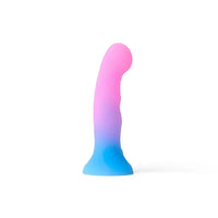 pastel dildo on white background