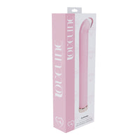 Pink g spot vibrator in packaging with 'LOVEline' branding on a white background