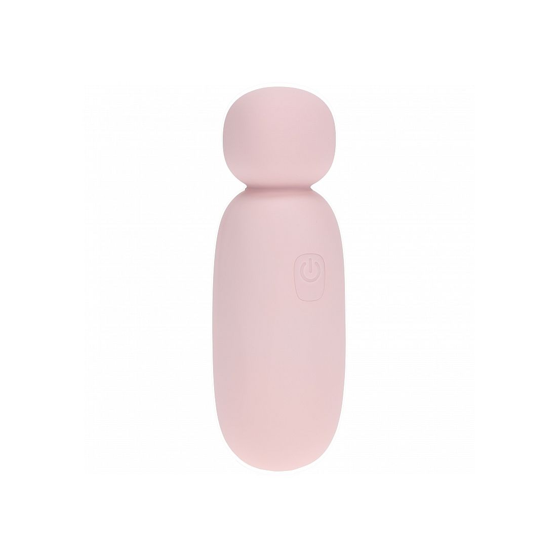 Pink wand vibrator on a white background