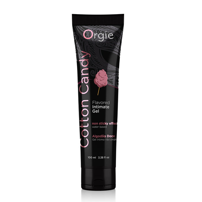 cotton candy flavored lubricant in 100ml black tube