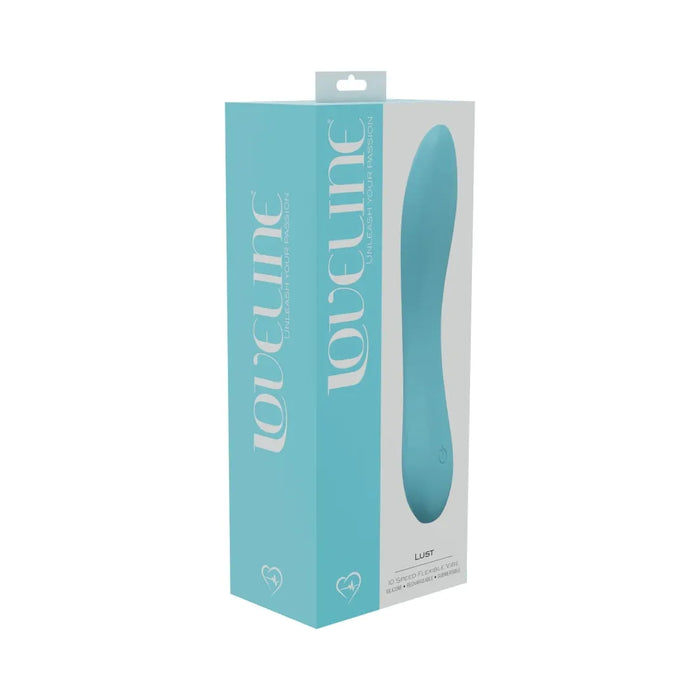 curved middle vibrator on box cover blue